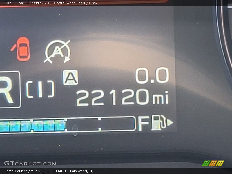 Crystal White Pearl / Gray 2020 Subaru Crosstrek 2.0