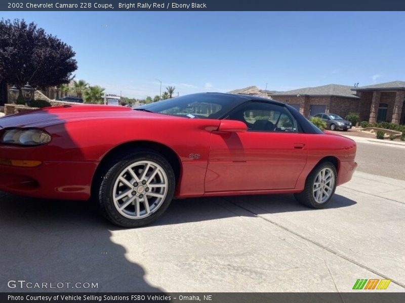 Bright Rally Red / Ebony Black 2002 Chevrolet Camaro Z28 Coupe