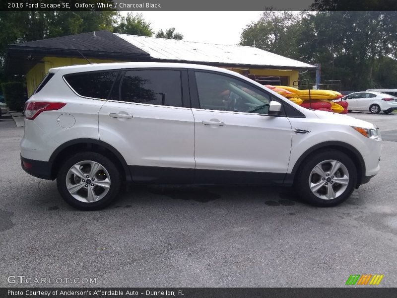 Oxford White / Charcoal Black 2016 Ford Escape SE