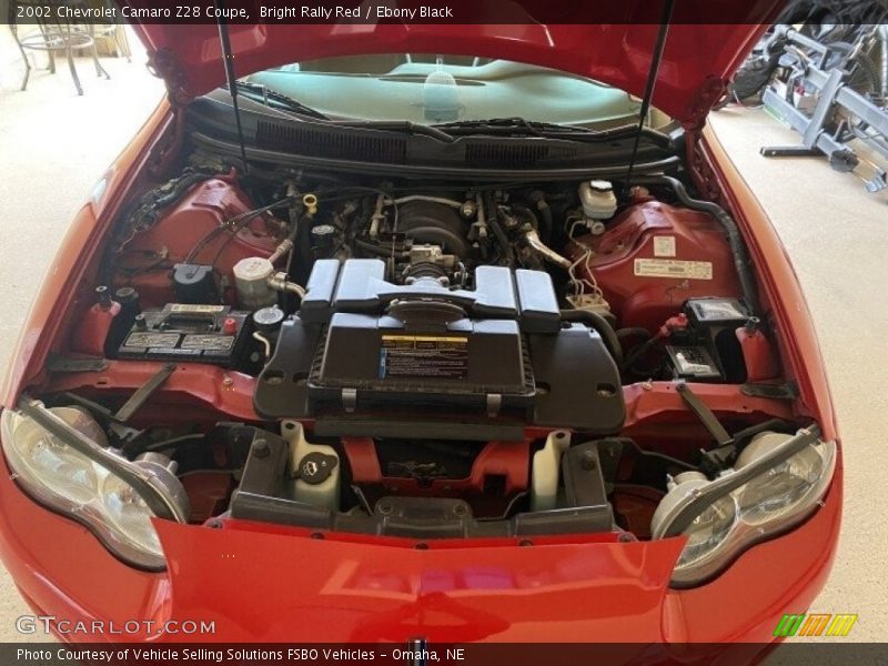 Bright Rally Red / Ebony Black 2002 Chevrolet Camaro Z28 Coupe
