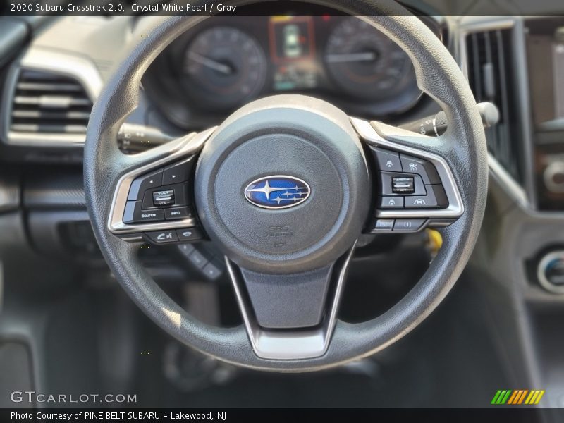 Crystal White Pearl / Gray 2020 Subaru Crosstrek 2.0