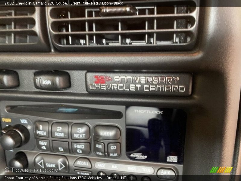 Bright Rally Red / Ebony Black 2002 Chevrolet Camaro Z28 Coupe