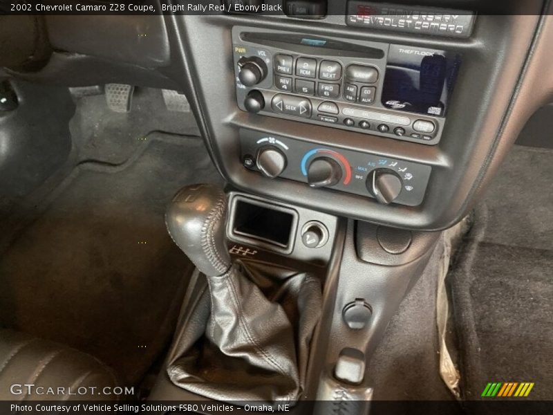 Bright Rally Red / Ebony Black 2002 Chevrolet Camaro Z28 Coupe