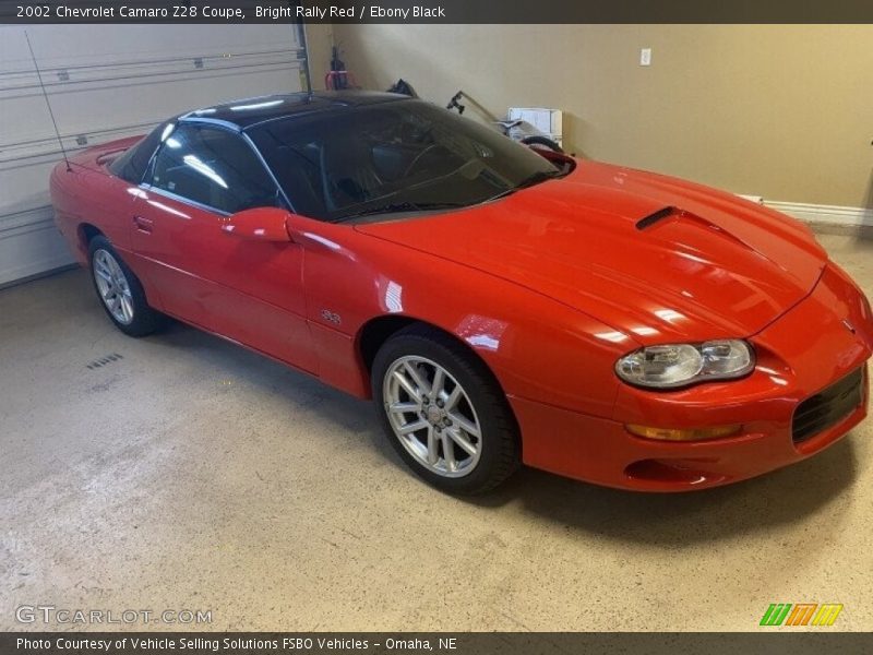 Bright Rally Red / Ebony Black 2002 Chevrolet Camaro Z28 Coupe