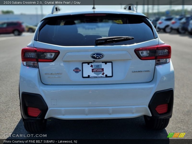 Crystal White Pearl / Gray 2020 Subaru Crosstrek 2.0