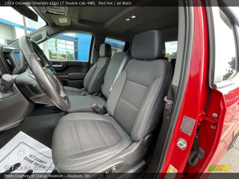 Red Hot / Jet Black 2019 Chevrolet Silverado 1500 LT Double Cab 4WD