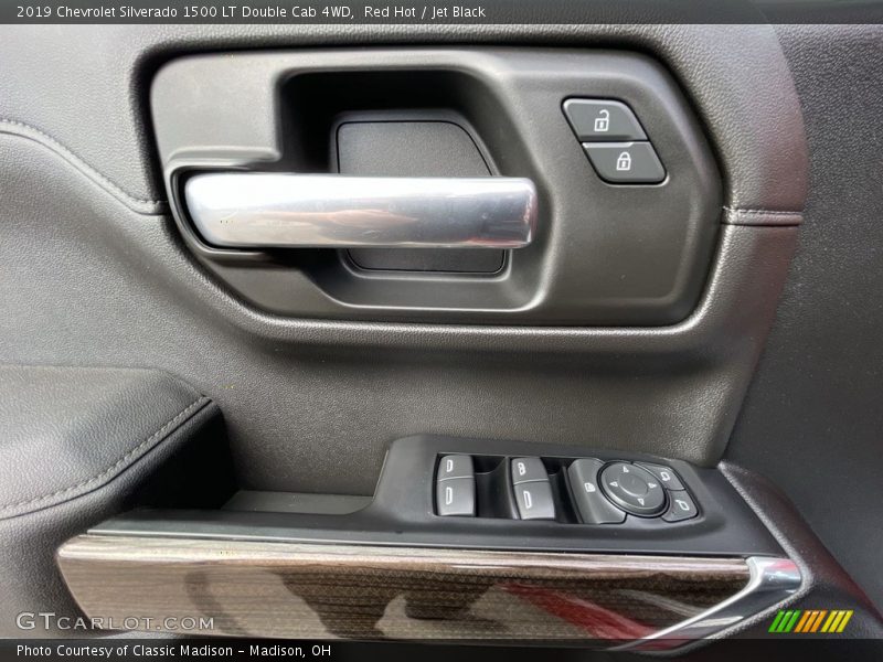 Red Hot / Jet Black 2019 Chevrolet Silverado 1500 LT Double Cab 4WD
