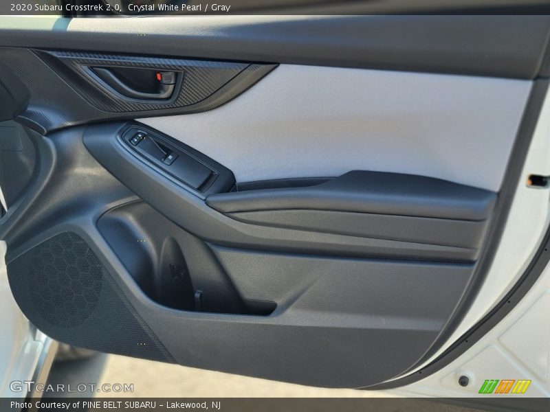 Crystal White Pearl / Gray 2020 Subaru Crosstrek 2.0