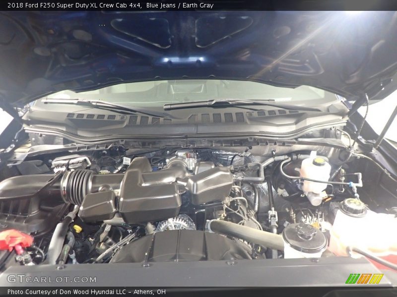 Blue Jeans / Earth Gray 2018 Ford F250 Super Duty XL Crew Cab 4x4
