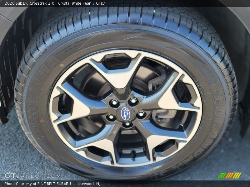 Crystal White Pearl / Gray 2020 Subaru Crosstrek 2.0