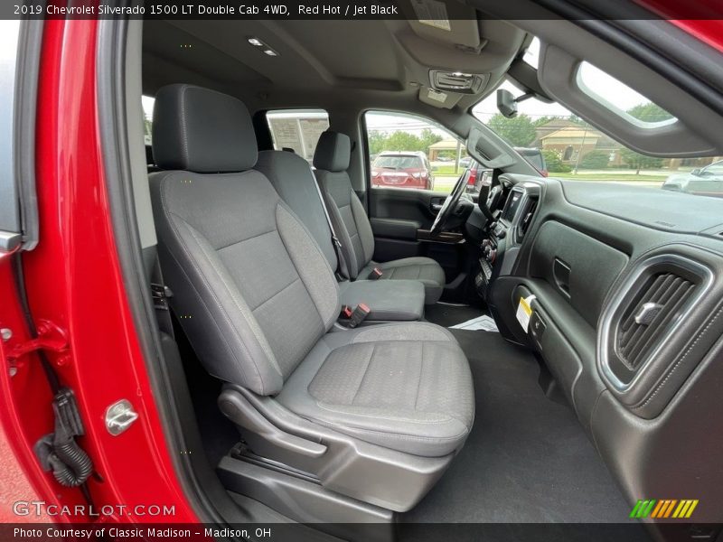 Red Hot / Jet Black 2019 Chevrolet Silverado 1500 LT Double Cab 4WD