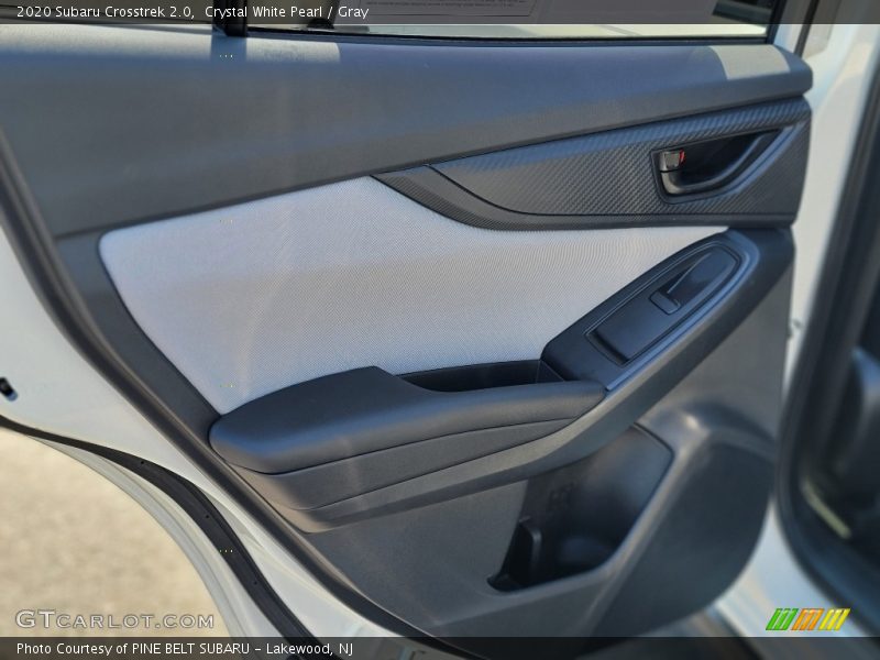 Crystal White Pearl / Gray 2020 Subaru Crosstrek 2.0