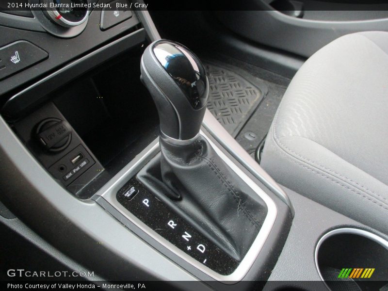 Blue / Gray 2014 Hyundai Elantra Limited Sedan
