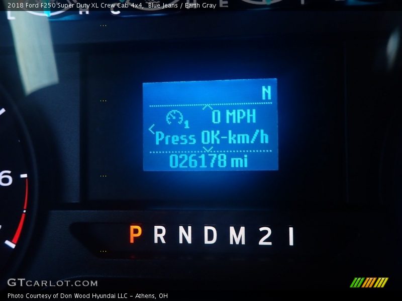 Blue Jeans / Earth Gray 2018 Ford F250 Super Duty XL Crew Cab 4x4