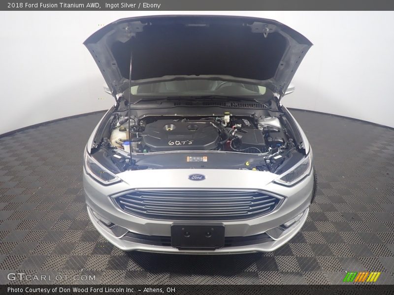 Ingot Silver / Ebony 2018 Ford Fusion Titanium AWD