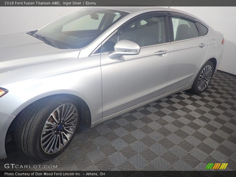 Ingot Silver / Ebony 2018 Ford Fusion Titanium AWD
