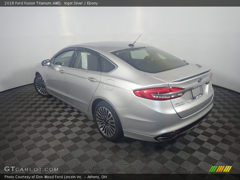 Ingot Silver / Ebony 2018 Ford Fusion Titanium AWD