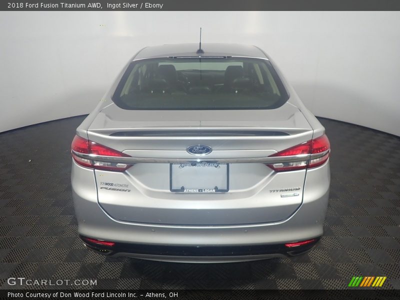 Ingot Silver / Ebony 2018 Ford Fusion Titanium AWD