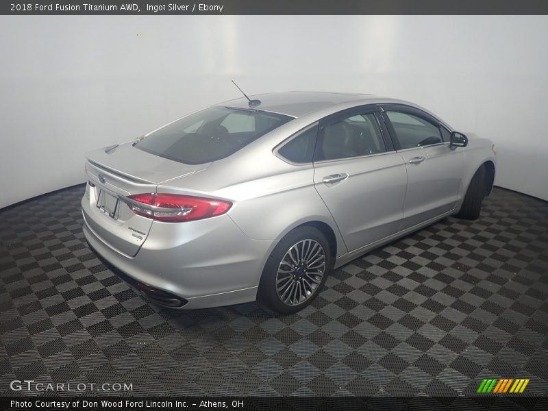 Ingot Silver / Ebony 2018 Ford Fusion Titanium AWD