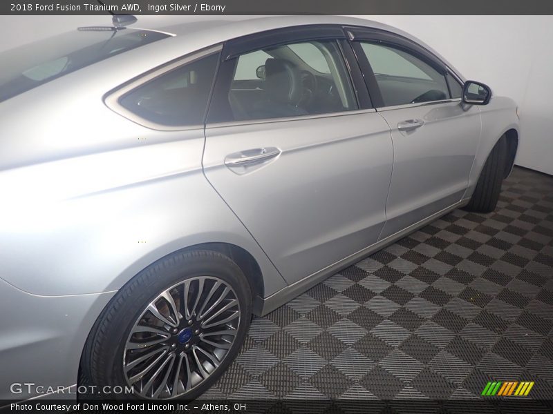 Ingot Silver / Ebony 2018 Ford Fusion Titanium AWD