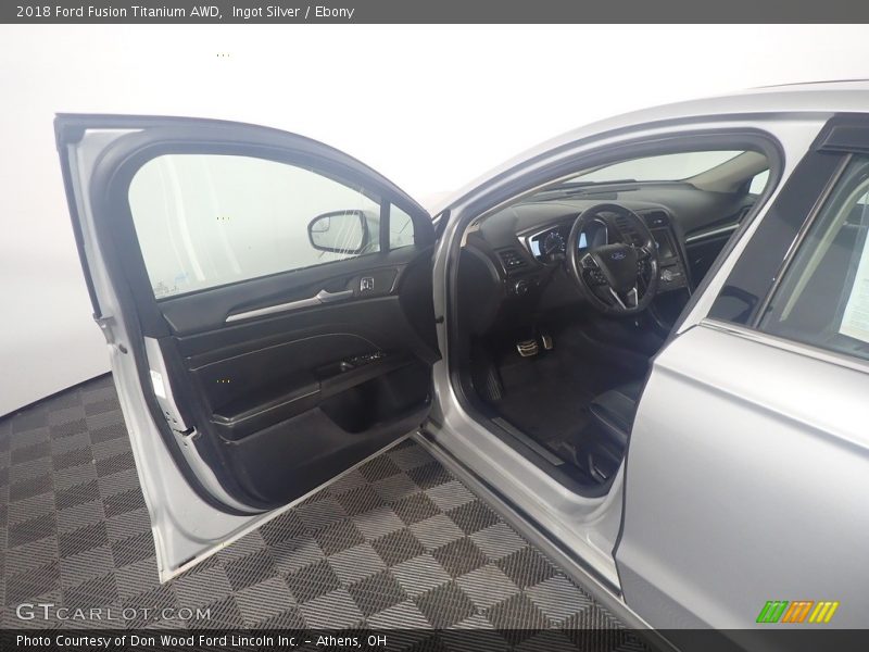 Ingot Silver / Ebony 2018 Ford Fusion Titanium AWD