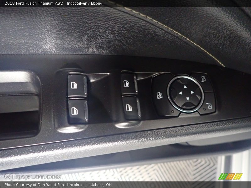 Ingot Silver / Ebony 2018 Ford Fusion Titanium AWD