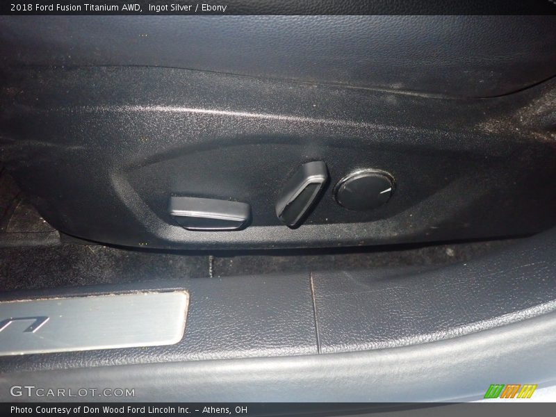 Ingot Silver / Ebony 2018 Ford Fusion Titanium AWD