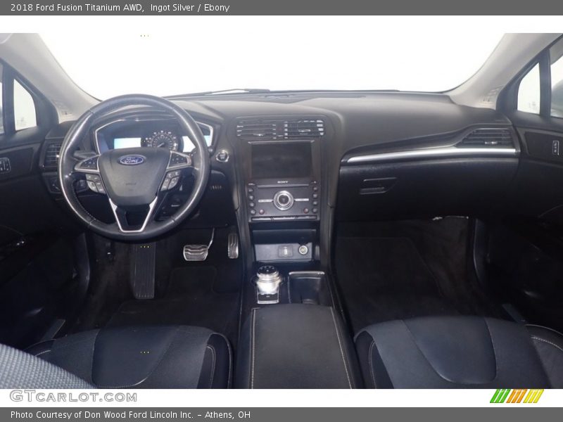 Ingot Silver / Ebony 2018 Ford Fusion Titanium AWD