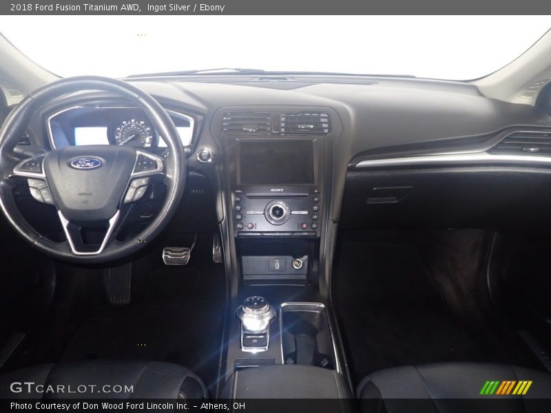 Ingot Silver / Ebony 2018 Ford Fusion Titanium AWD