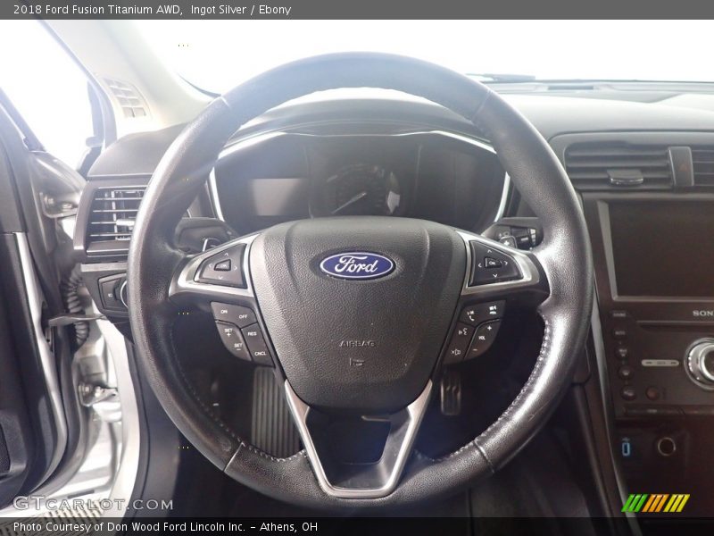  2018 Fusion Titanium AWD Steering Wheel