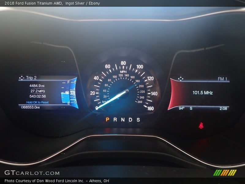  2018 Fusion Titanium AWD Titanium AWD Gauges