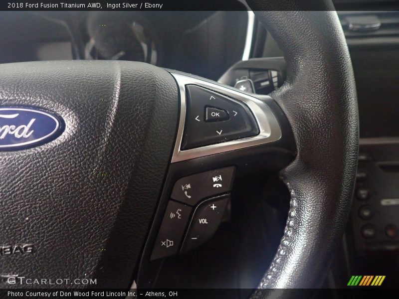  2018 Fusion Titanium AWD Steering Wheel