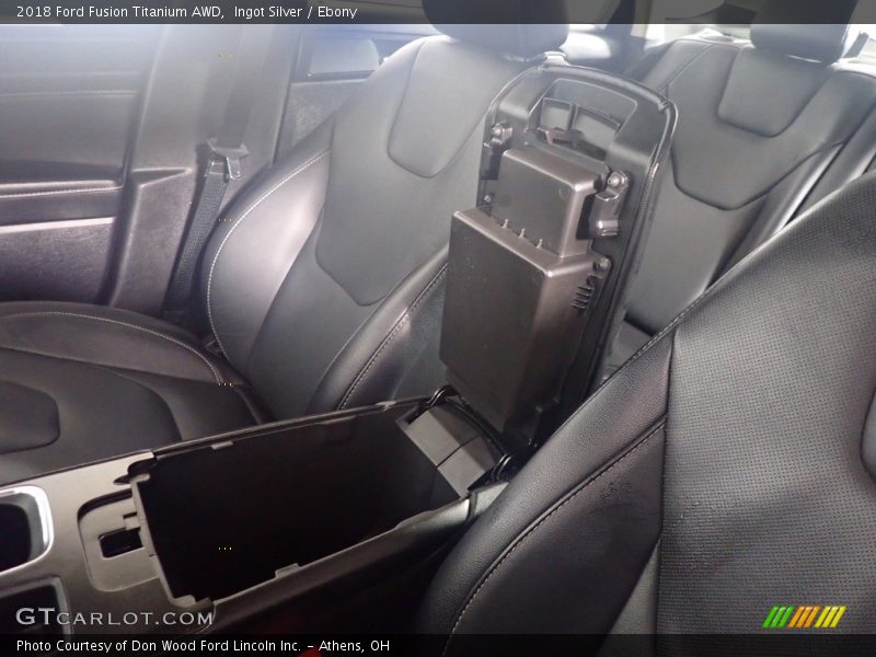 Ingot Silver / Ebony 2018 Ford Fusion Titanium AWD
