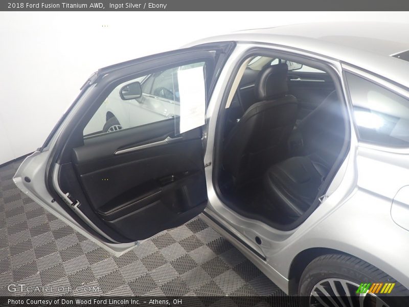 Ingot Silver / Ebony 2018 Ford Fusion Titanium AWD