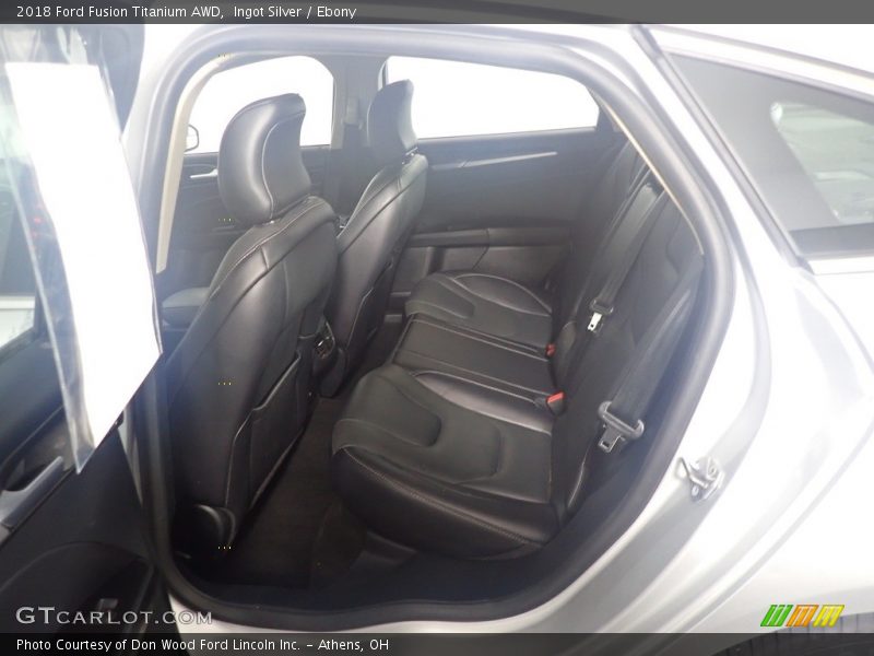 Ingot Silver / Ebony 2018 Ford Fusion Titanium AWD