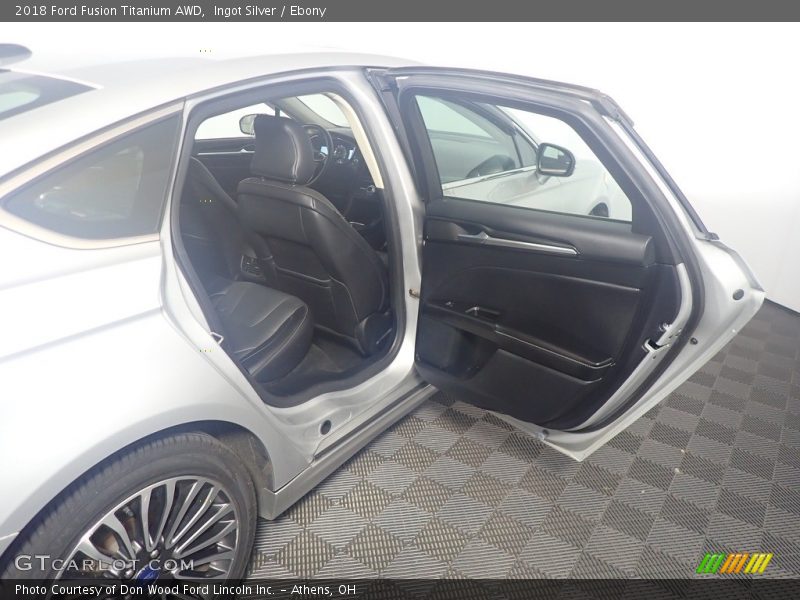 Ingot Silver / Ebony 2018 Ford Fusion Titanium AWD