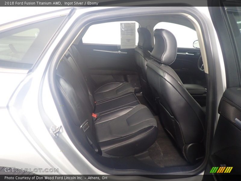 Ingot Silver / Ebony 2018 Ford Fusion Titanium AWD