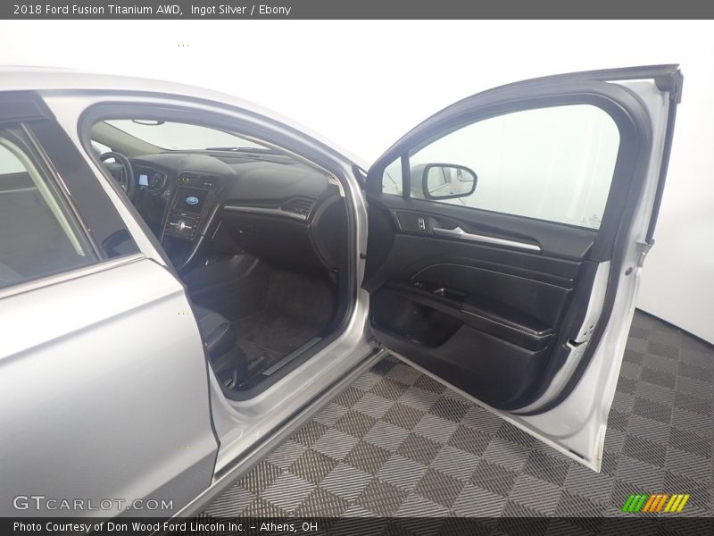Ingot Silver / Ebony 2018 Ford Fusion Titanium AWD