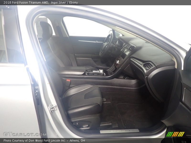 Ingot Silver / Ebony 2018 Ford Fusion Titanium AWD