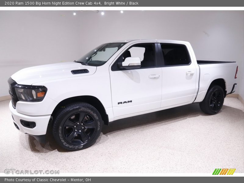 Bright White / Black 2020 Ram 1500 Big Horn Night Edition Crew Cab 4x4