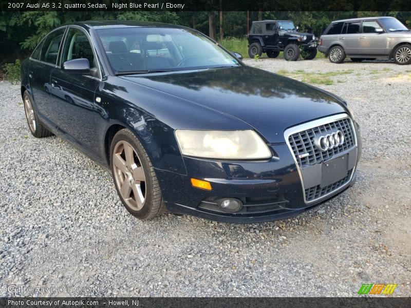 Night Blue Pearl / Ebony 2007 Audi A6 3.2 quattro Sedan