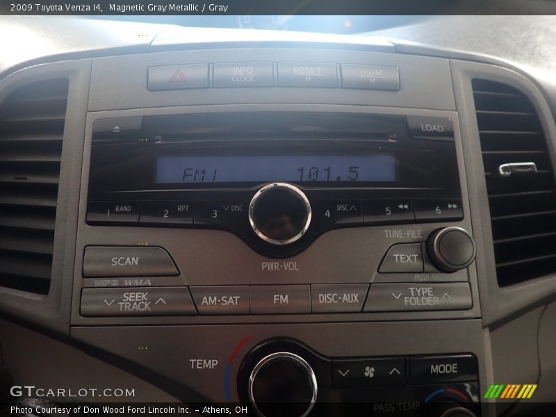 Magnetic Gray Metallic / Gray 2009 Toyota Venza I4