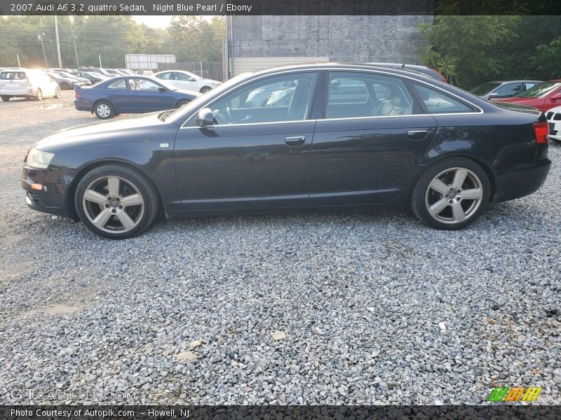 Night Blue Pearl / Ebony 2007 Audi A6 3.2 quattro Sedan