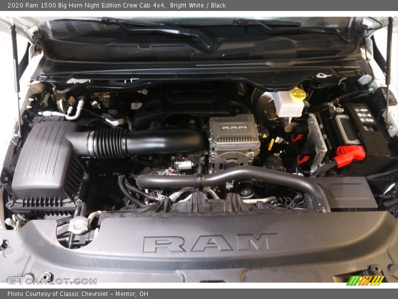 Bright White / Black 2020 Ram 1500 Big Horn Night Edition Crew Cab 4x4