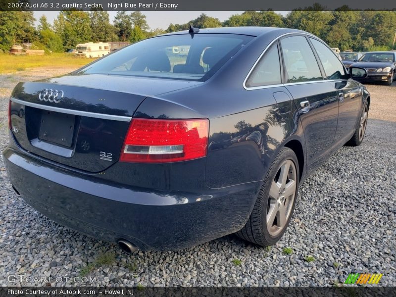 Night Blue Pearl / Ebony 2007 Audi A6 3.2 quattro Sedan