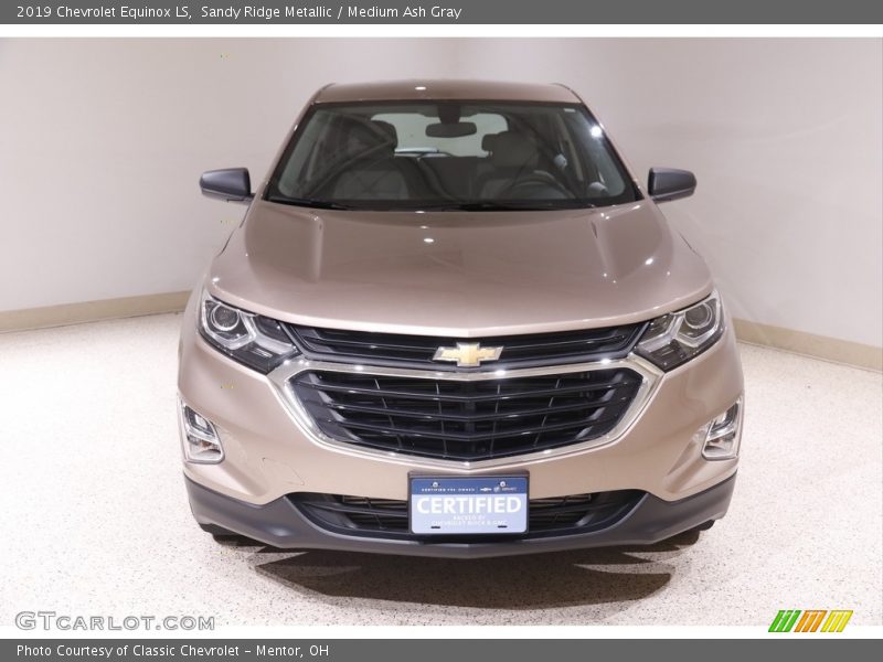 Sandy Ridge Metallic / Medium Ash Gray 2019 Chevrolet Equinox LS