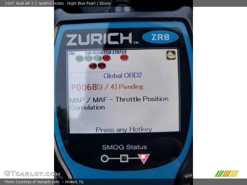 Night Blue Pearl / Ebony 2007 Audi A6 3.2 quattro Sedan