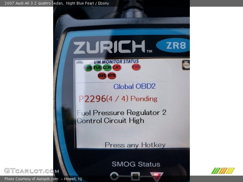 Night Blue Pearl / Ebony 2007 Audi A6 3.2 quattro Sedan