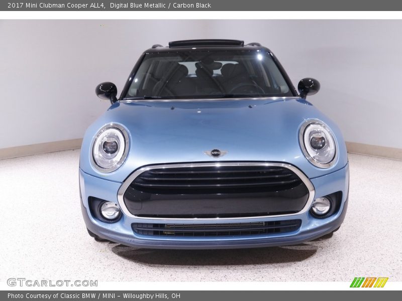 Digital Blue Metallic / Carbon Black 2017 Mini Clubman Cooper ALL4