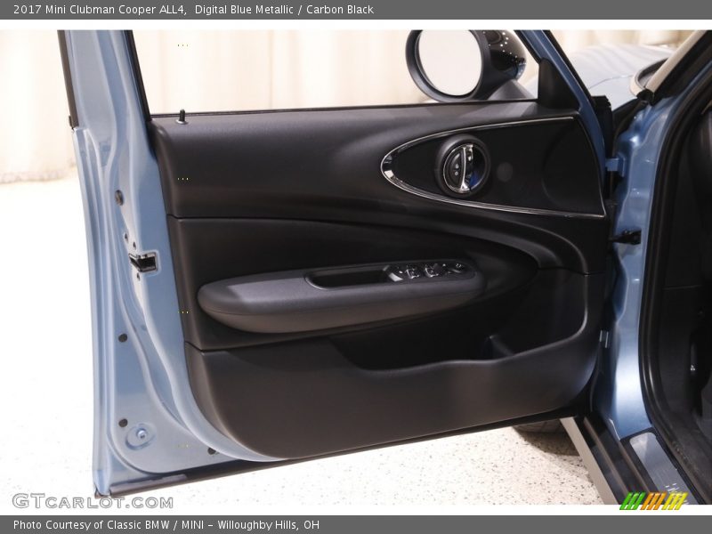 Digital Blue Metallic / Carbon Black 2017 Mini Clubman Cooper ALL4